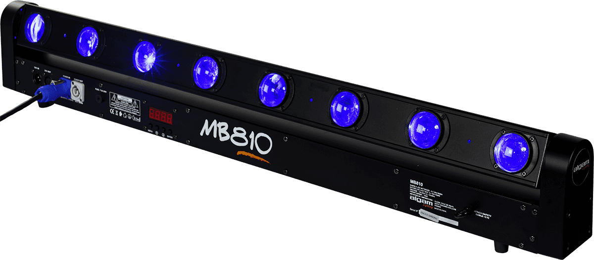 MB 810 8 x LEDS motorized RGBW bar