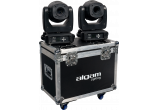 Pack of two MS100 moving heads with dedicated flight case