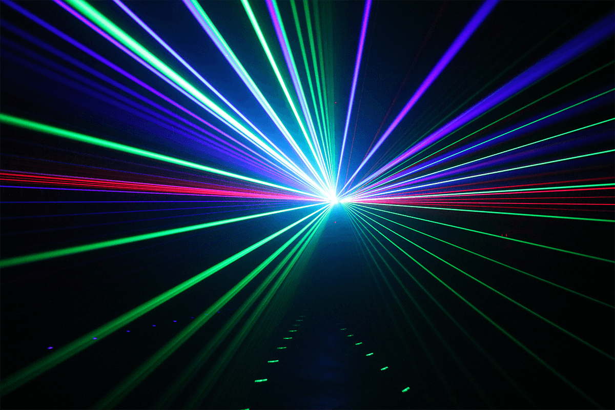 6-beam 260mW RGB animation laser