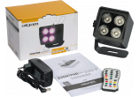 EVENT PAR 44 QUAD IP IP65 4 X 4W RGB+WW Par LED on battery