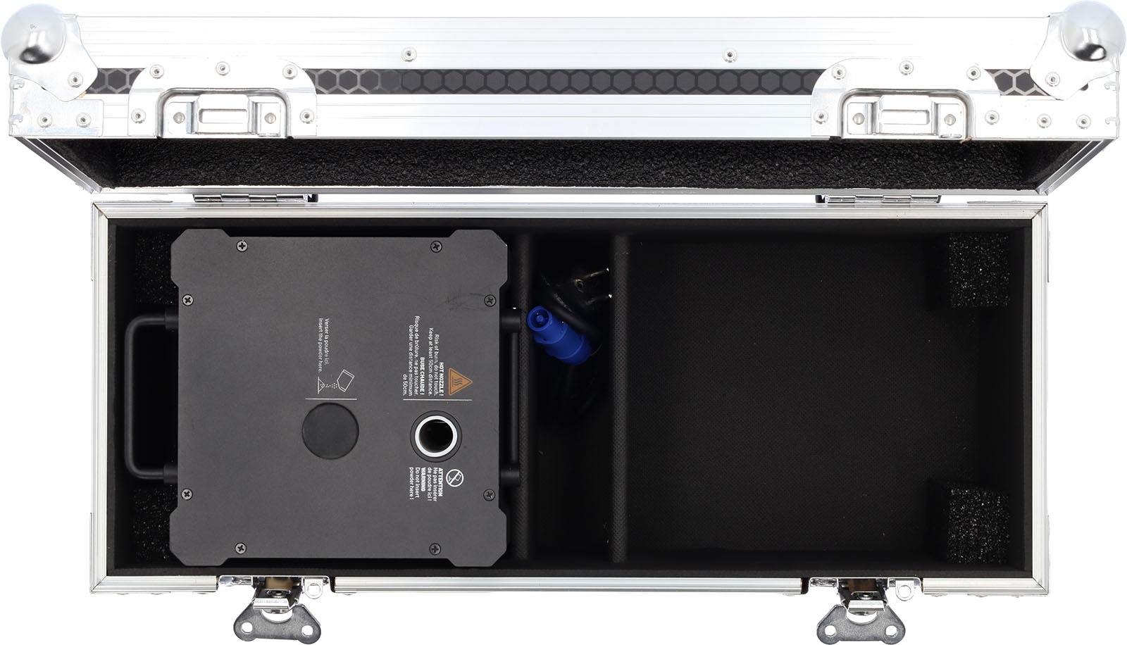 Flight case for 2 Phoenix cold sparks machine