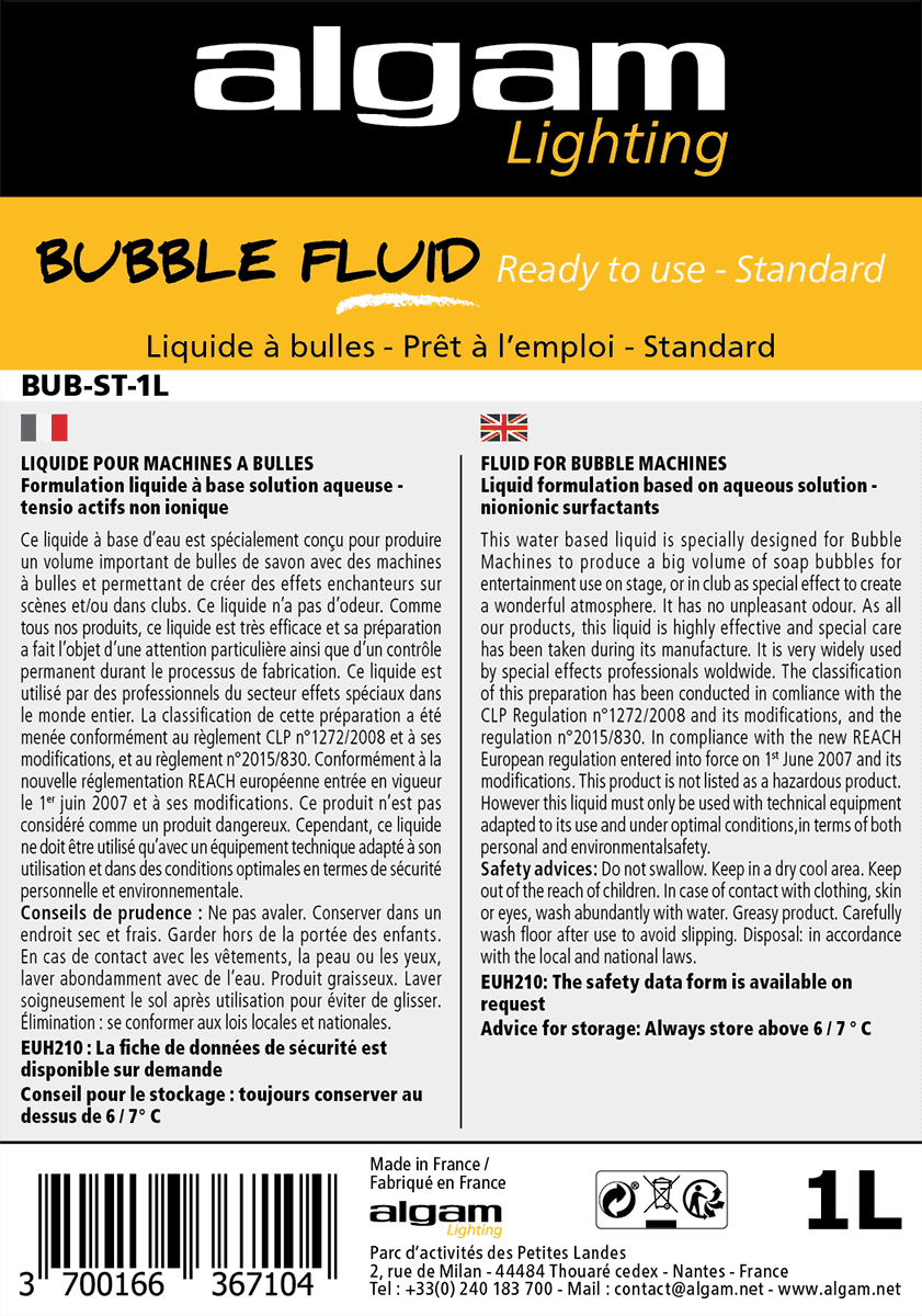 1 L standard bubble liquid
