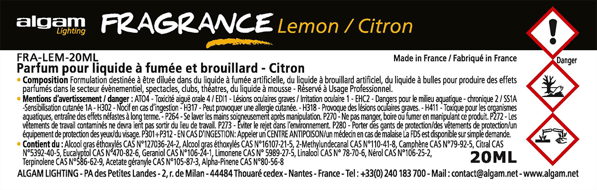 20 ML mist fragrance lemon