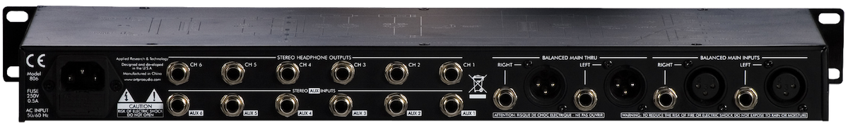 6 Channel Pro Headphone Amp