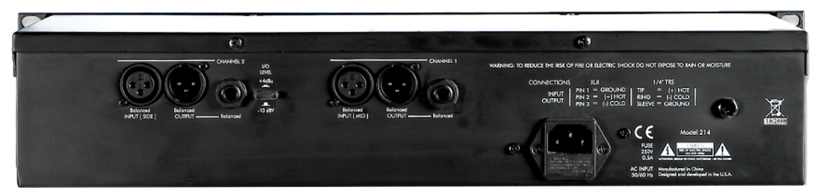 Two Channel Mic Tube Preamp