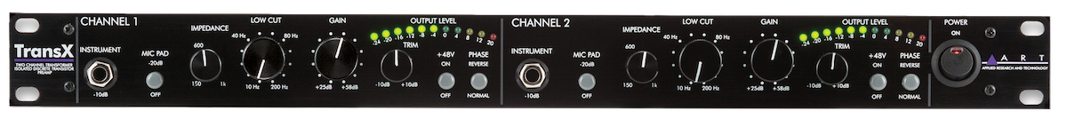 Two Channel Transformer Isolated Descrete Transistor Preamp