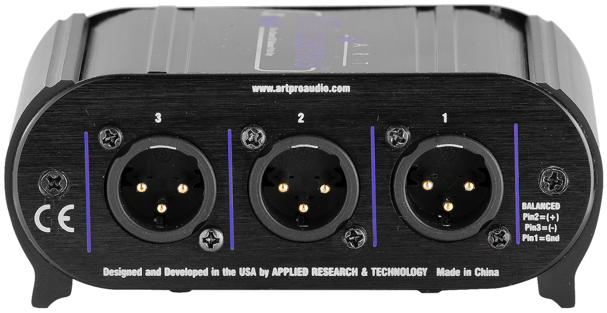 Three Channel XLR Balanced Patch Bay