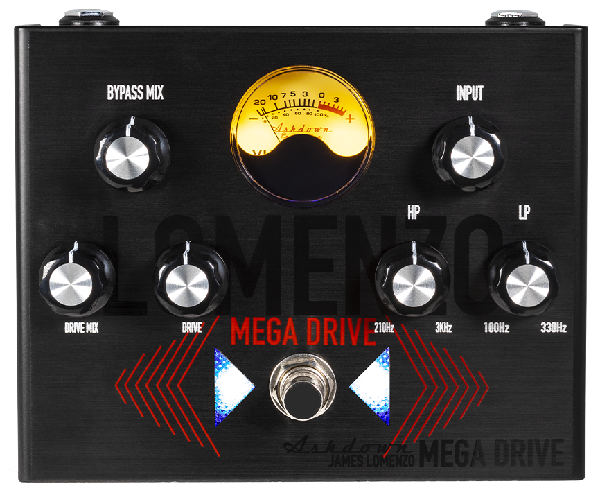 James LoMenzo Mega Drive Bass Drive Pedal