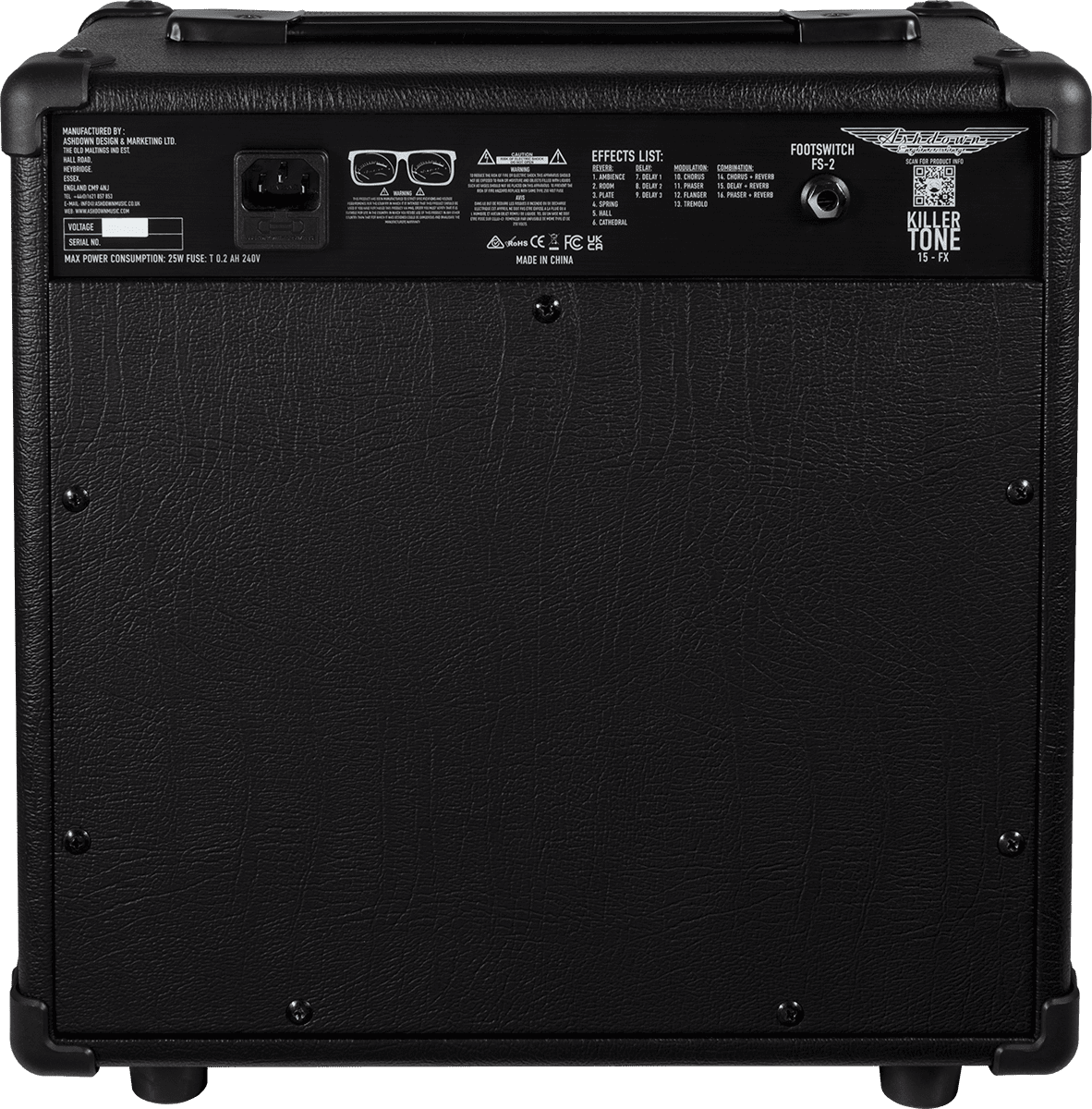 Combo Killertone 15 watts 1x10