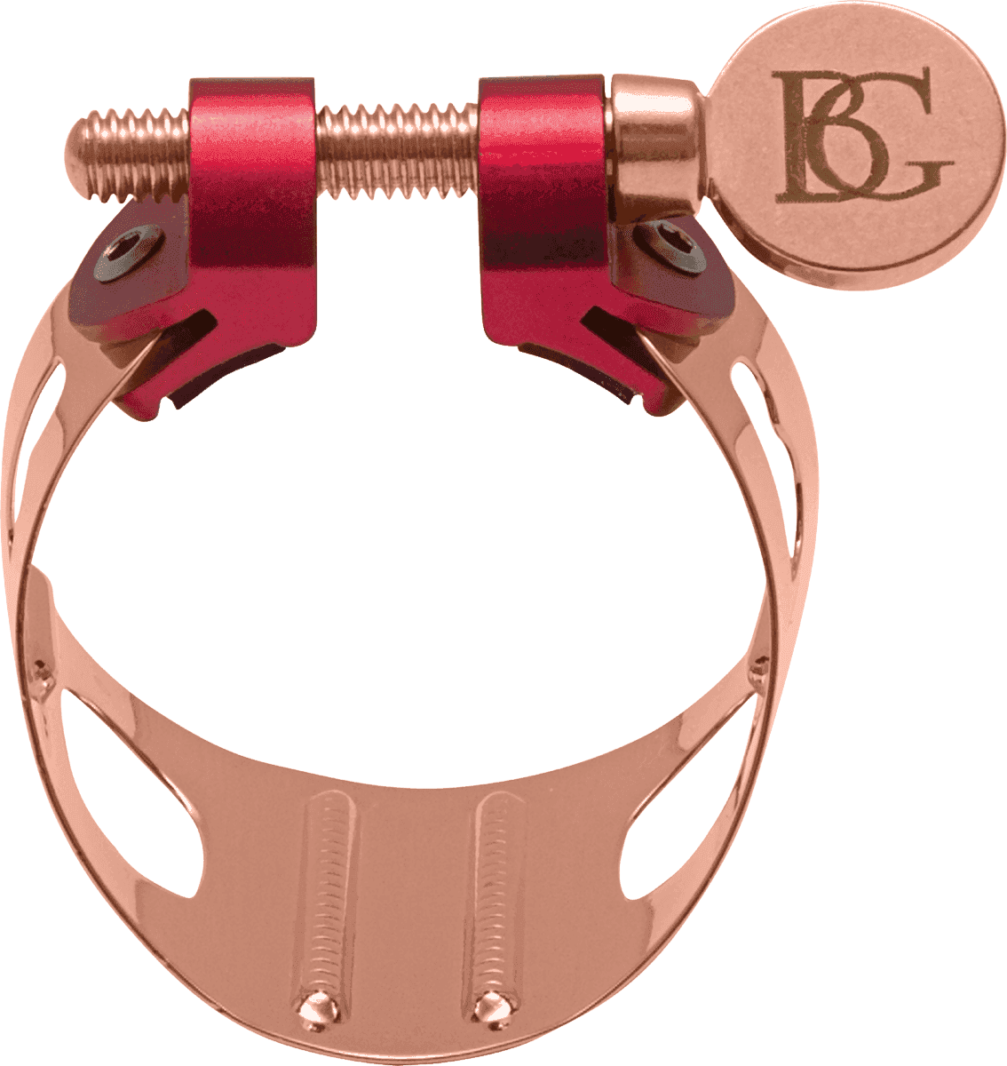 Ligature Duo gold plated rose - Bb Clarinet/Alto sax