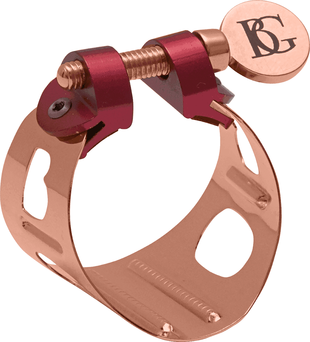 Ligature Duo gold plated rose - Bb Clarinet/Alto sax