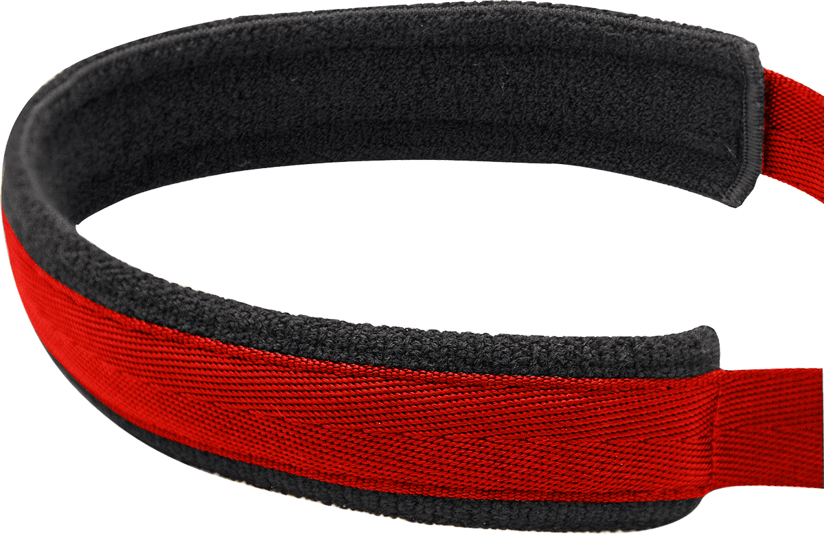 Strap comfort red for sax - metal snap hook