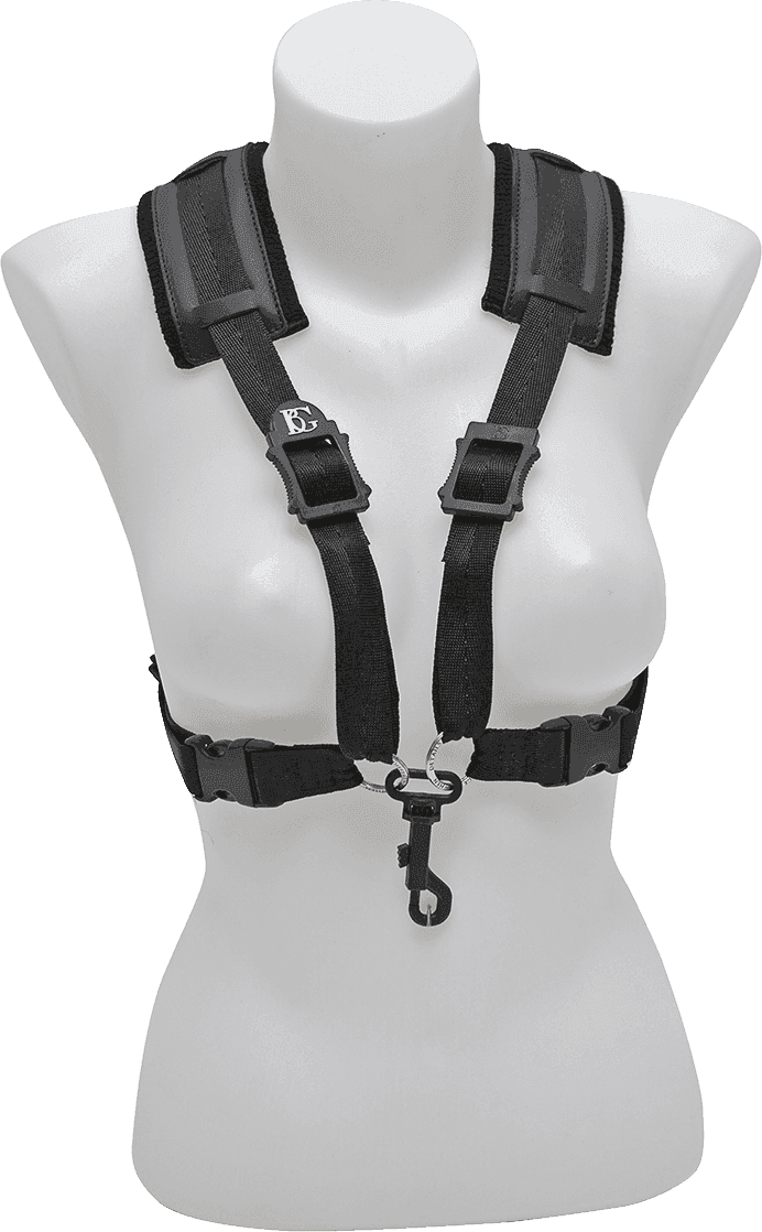 Harness comfort for sax - snap hook - woman