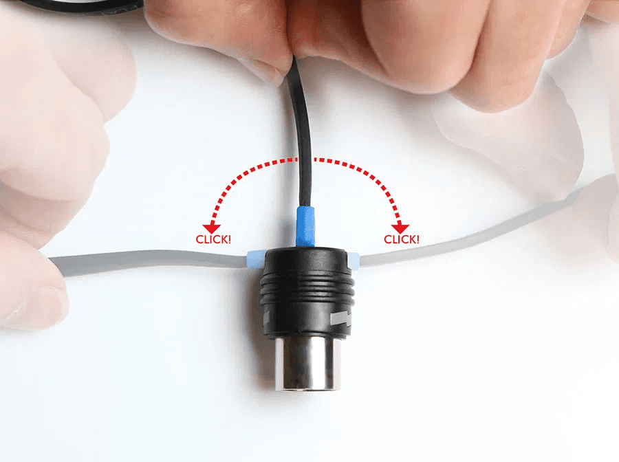 180 cm midi flat cable, 3 positions