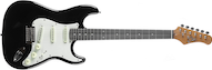 Type Strat vintage lightweight body - Black