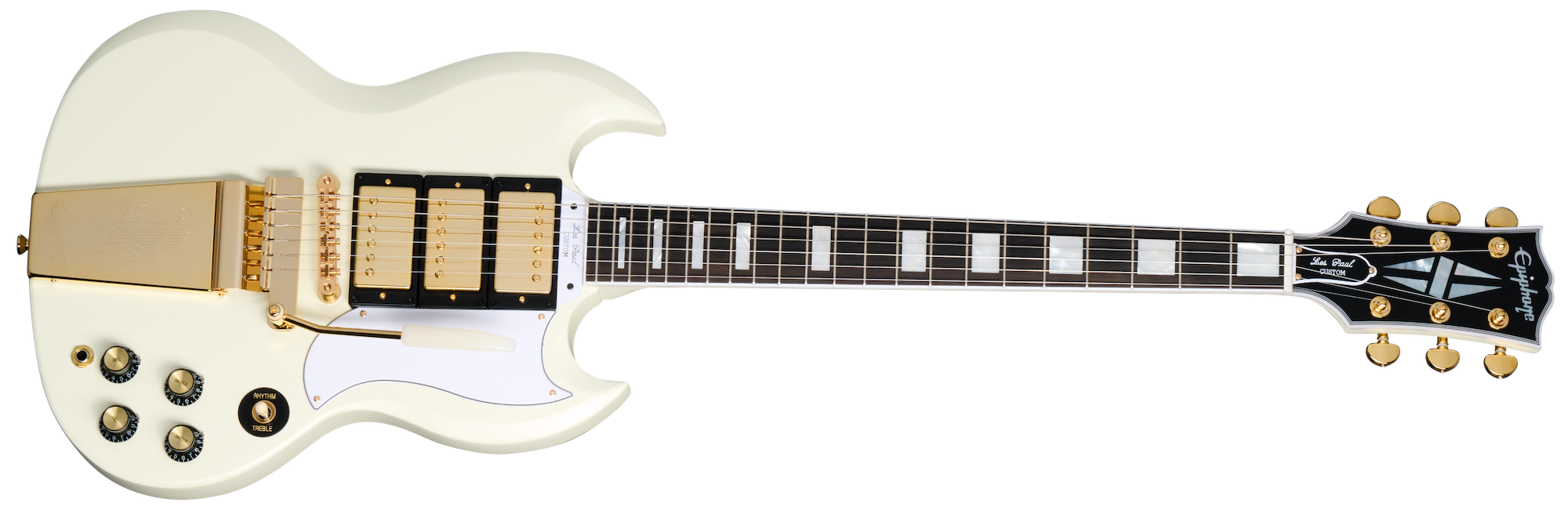 1963 Les Paul SG Custom With Maestro Vibrola (Incl. Hard Case) Classic White