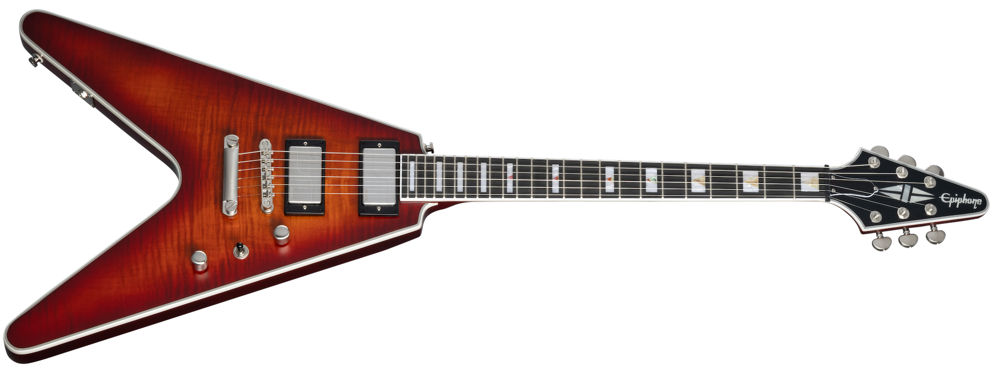 Flying V Prophecy (Incl. Premium Gig Bag) Aged Bengal Tiger Burst