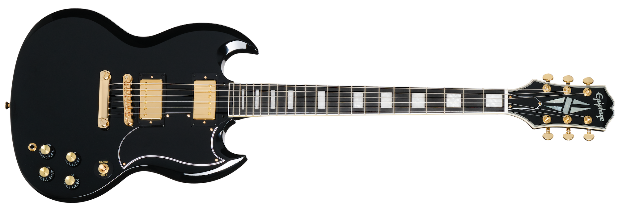 SG Custom (2-Hum, Incl. Premium Gig Bag) Ebony