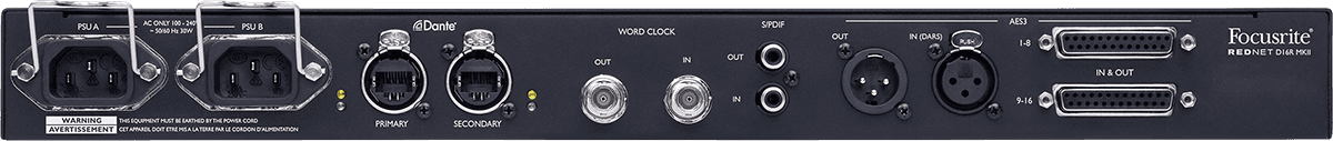 16x16 AES3 I/O With Independent Level Control