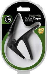 Lightweight Nashville guitar capo, black