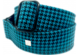 Fly Hounds Tooth Blue 2” Guitar Strap 