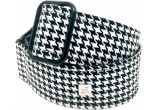 Fly Hounds Tooth White 2” Guitar Strap