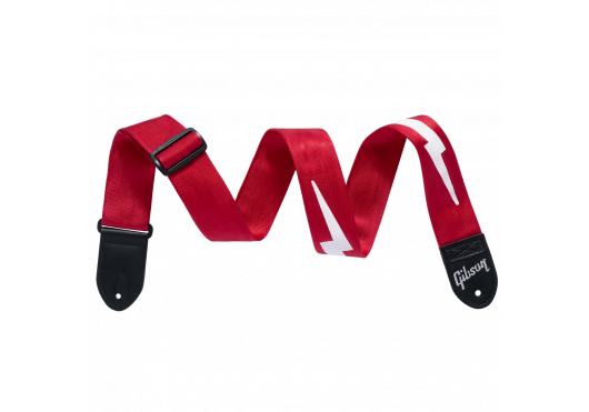  The Lightning Bolt Seatbelt Strap Red