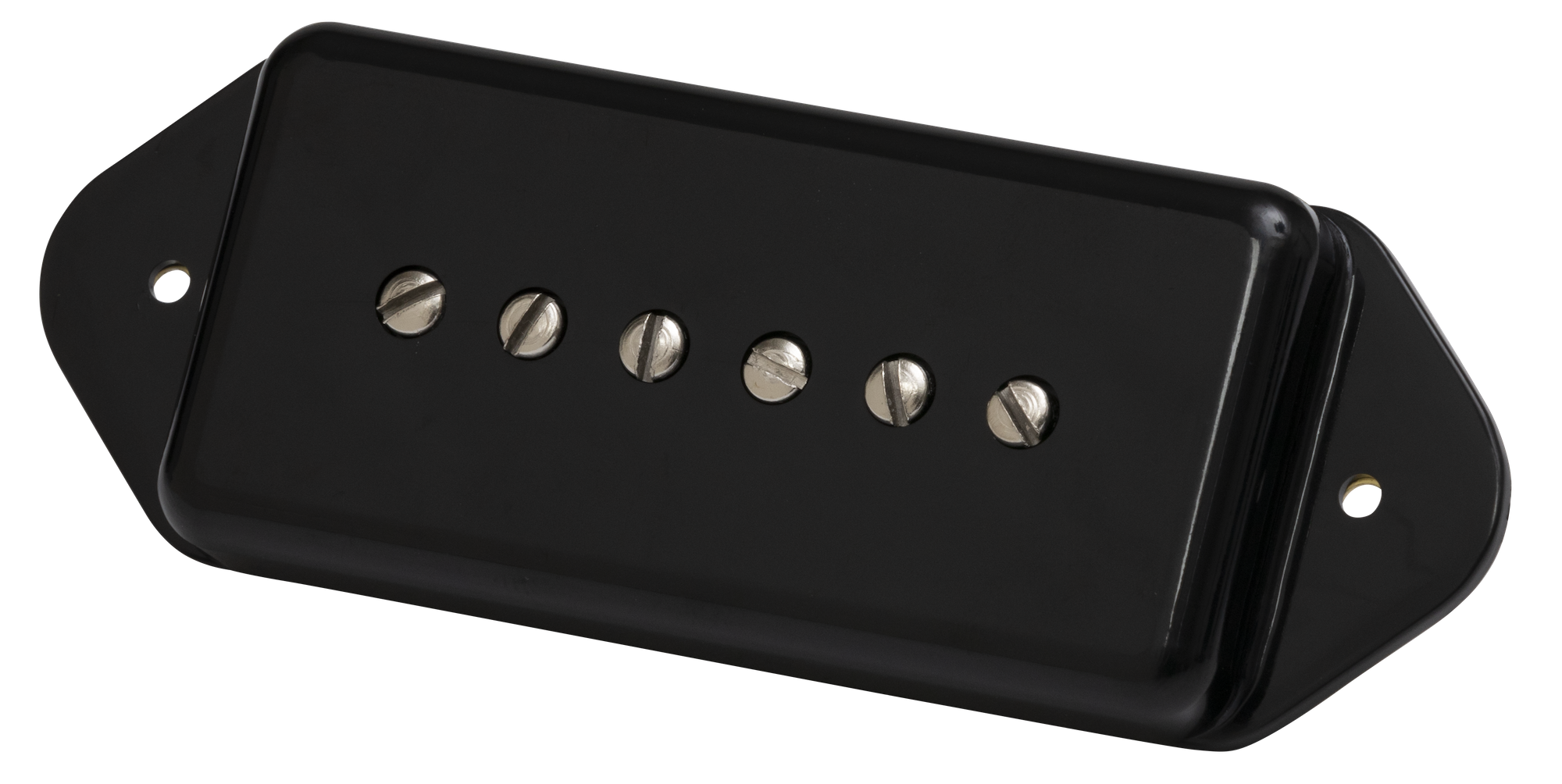 P-90 Dogear Underwound (Black cover, 2-conductor, Potted, 7.2k, Alnico 3)