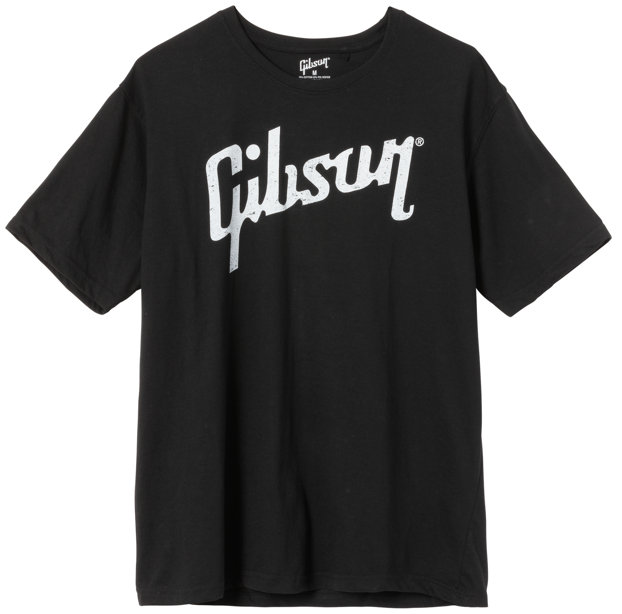 Distressed Gibson Logo T (Black), XL