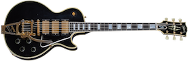 1957 Les Paul Custom Reissue 3-Pickup Bigsby Light Aged Ebony