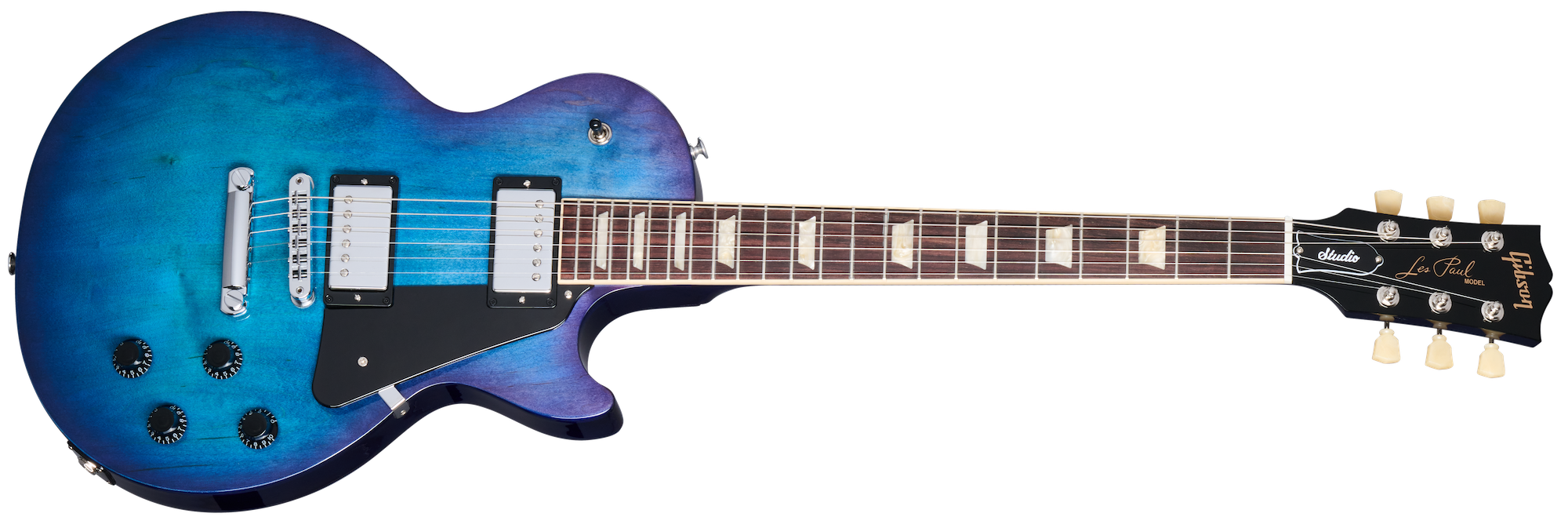 Les Paul Studio Blueberry Burst. Black trim