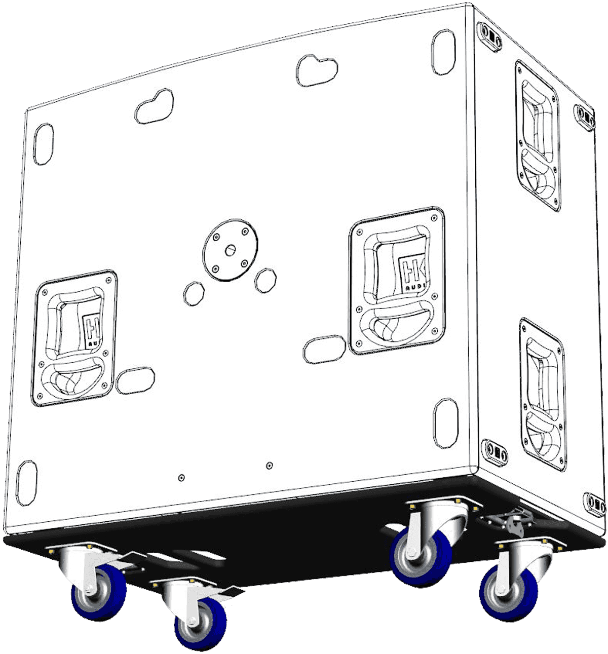 LSUB-4000(A) Wheeled Tray