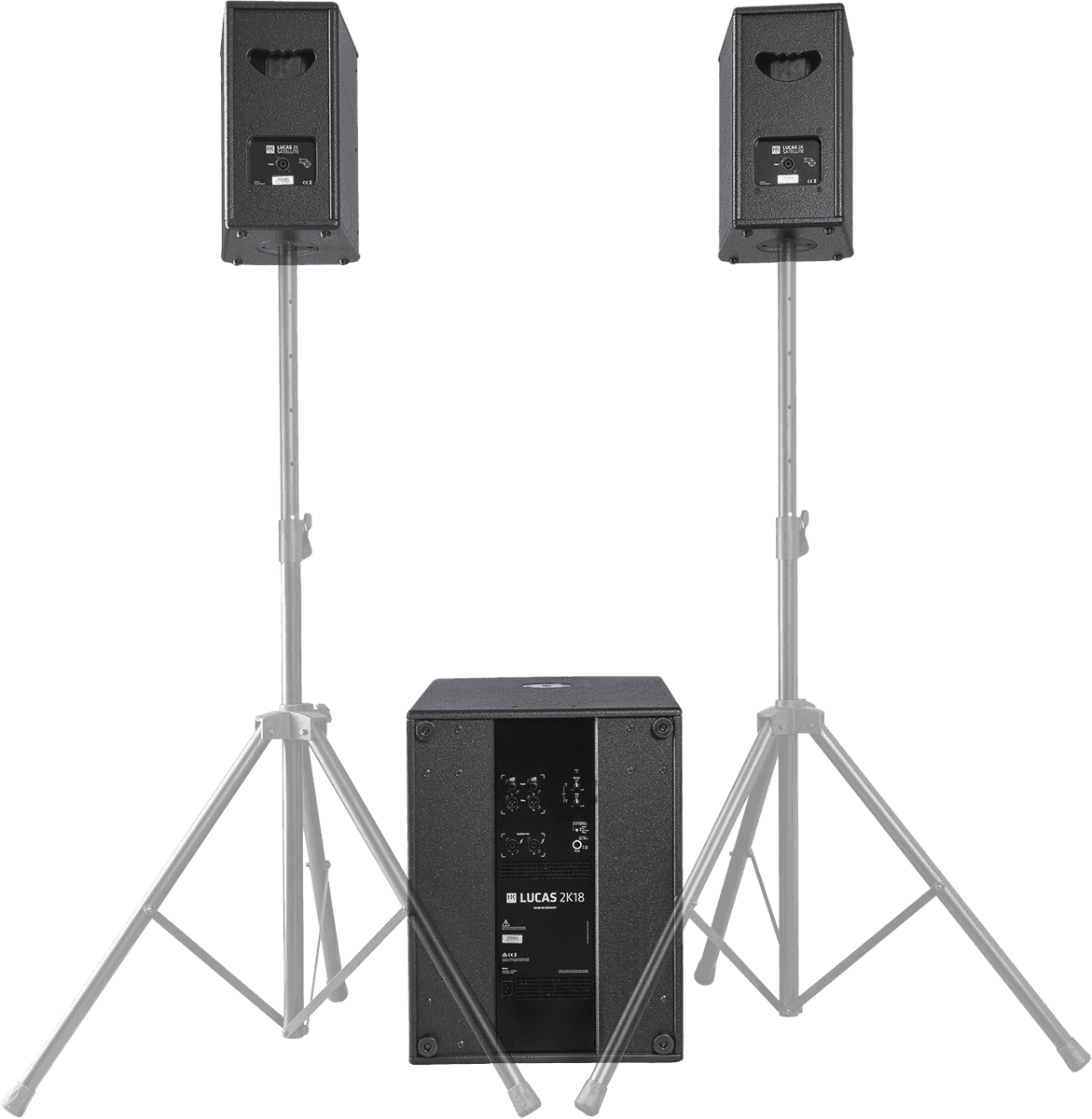 Amplified system for 300 people.