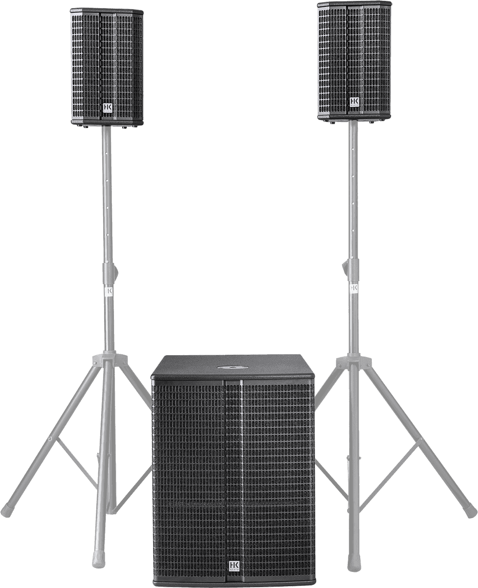 Amplified system for 300 people.
