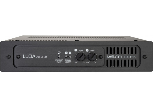Compact Mono 240 W Amplifier for High Impedance 70 V Installation Applications