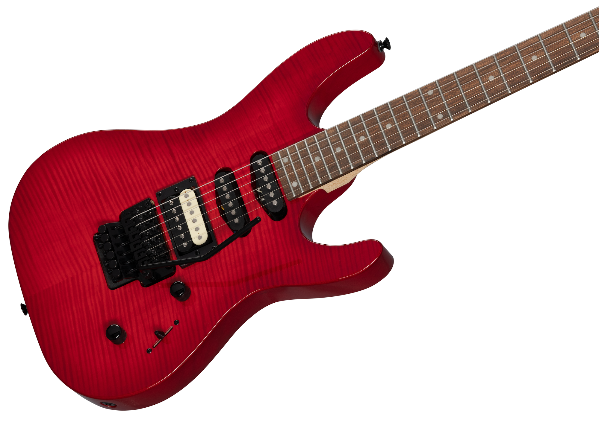 Striker Figured HSS ( Floyd Rose Special) Transparent Red