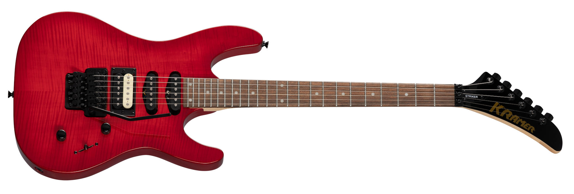 Striker Figured HSS ( Floyd Rose Special) Transparent Red