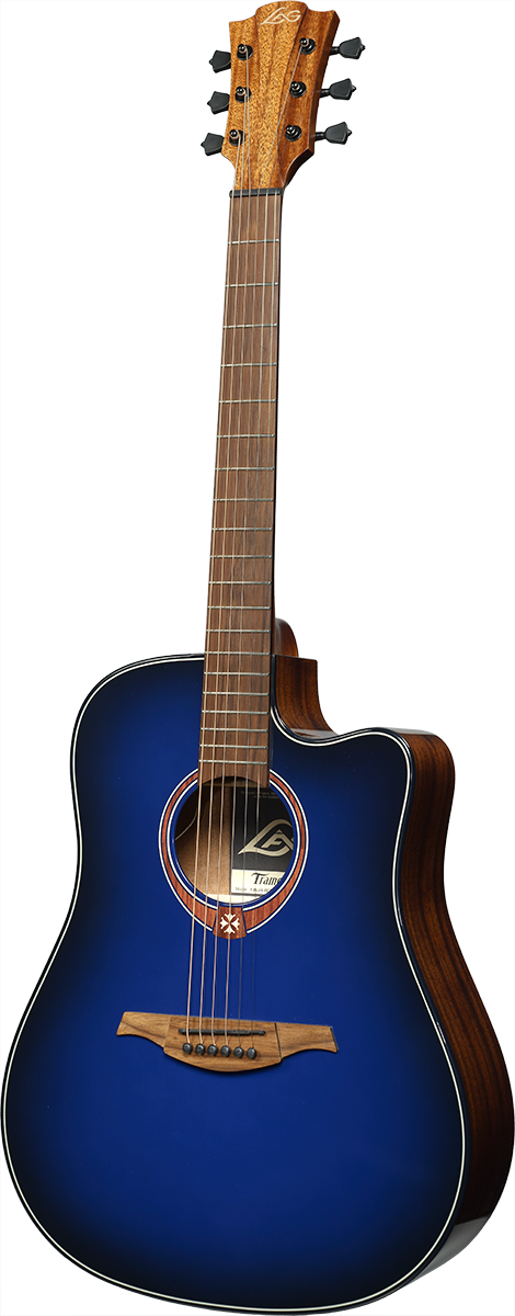 Tramontane Special Edition Blue Dreadnought Cutaway Acoustic-Electric