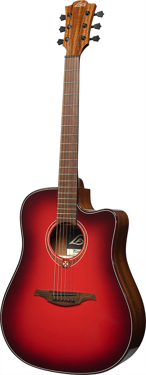 Tramontane Special Edition Red Dreadnought Cutaway Acoustic-Electric