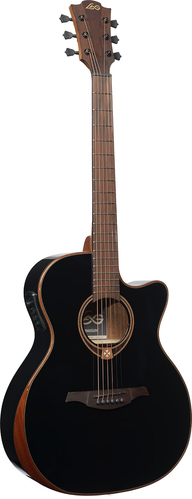 Auditorium Bevel Cutaway Electro Black