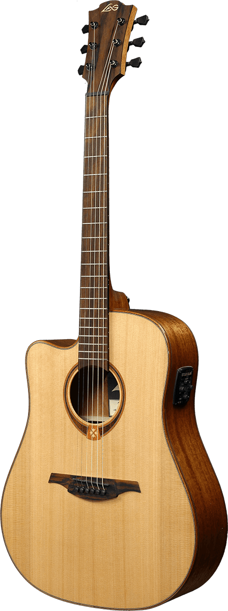 Lefty dreadnought cutaway electro