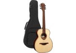 Travel guitar, solid Engelmann spruce top, Electro
