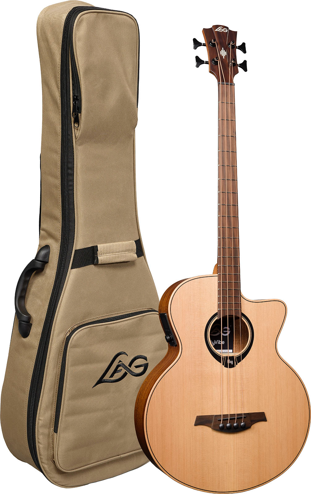HyVibe 10 Acoustic Bass Cutaway Satin