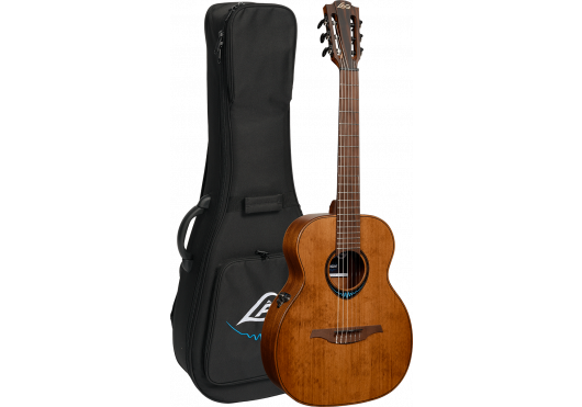 BlueWave1 Travel Nylon Vintage Brown Satin Smart Guitar