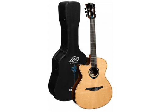 Hyvibe 30 Smart Guitar Folk Nylon Auditorium Cutawayw/ Hardcase