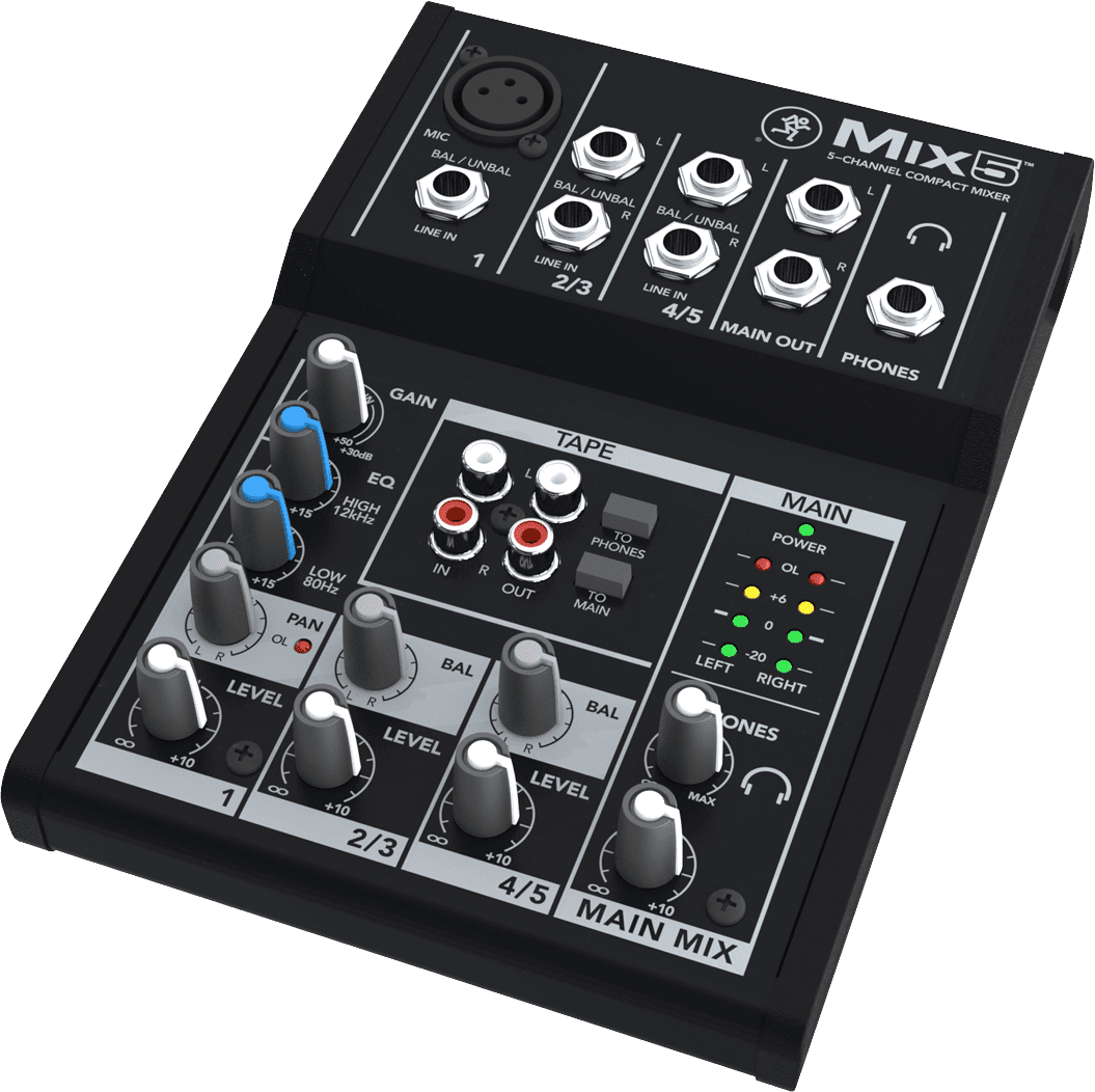 5-Channel Compact Mixer