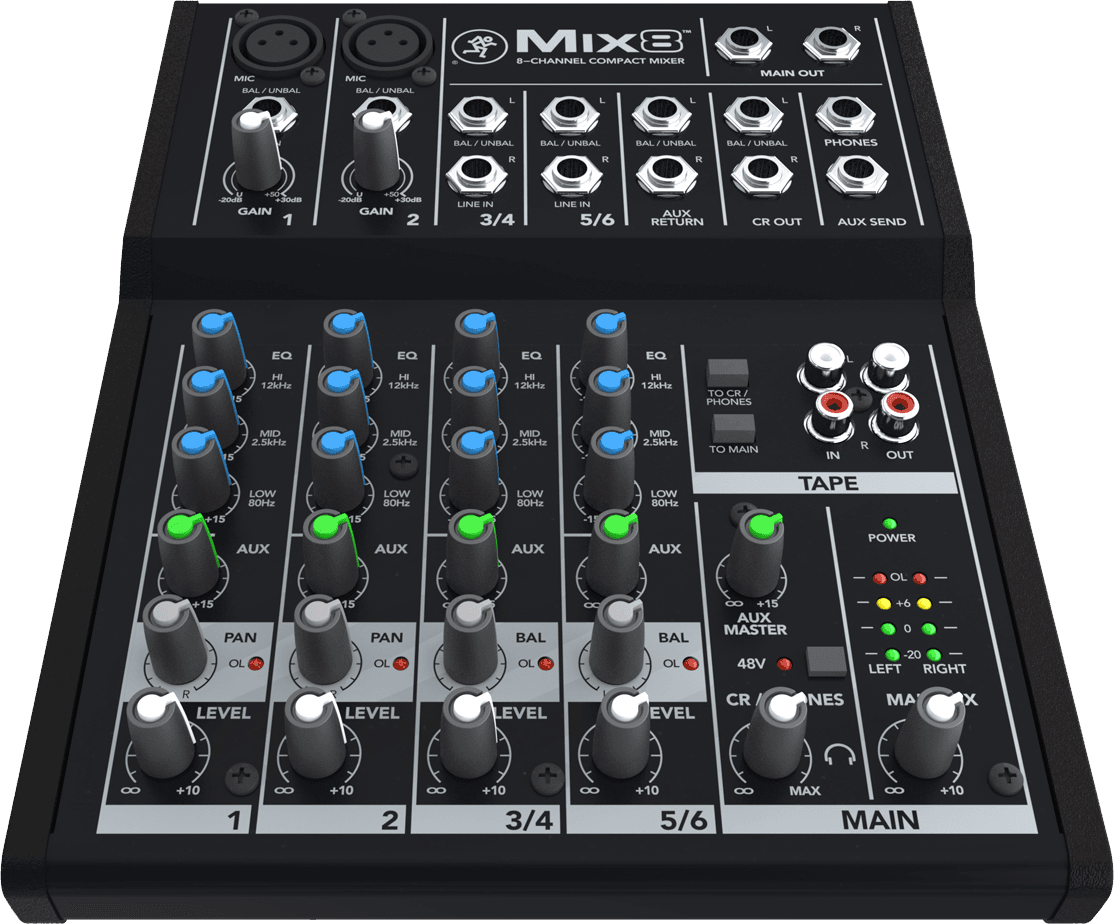 8-Channel Compact Mixer