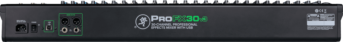 30-Channel Professional USB Mixer