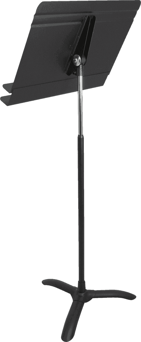 1 pcs double lip music stand, Black