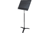 1 pcs double lip music stand, Black